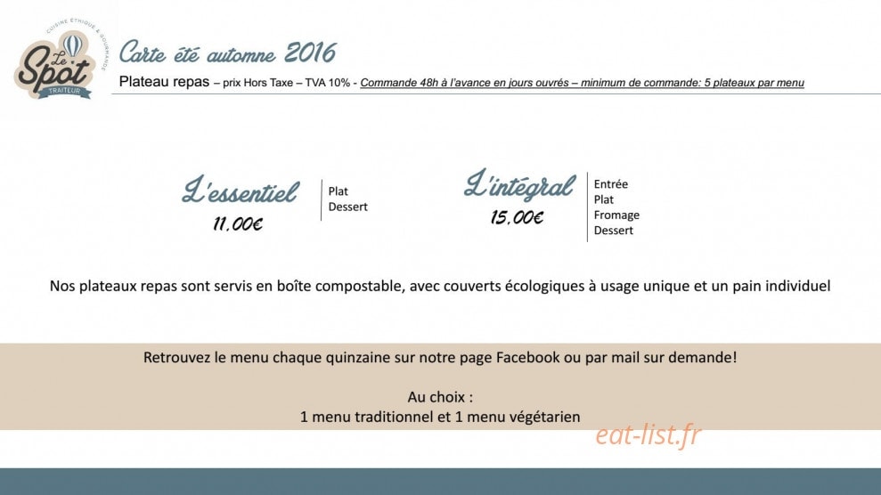 Le Spot — carte page 12