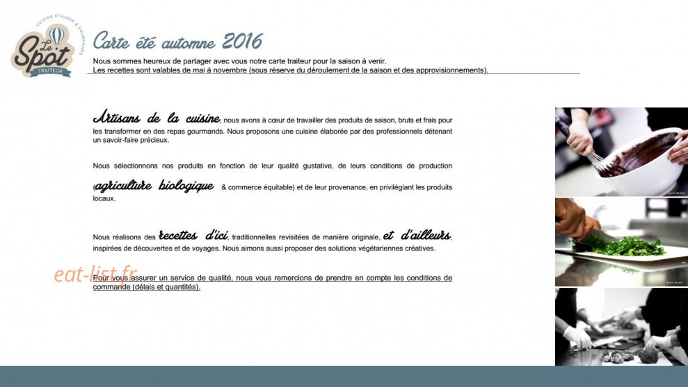Le Spot — carte page 2