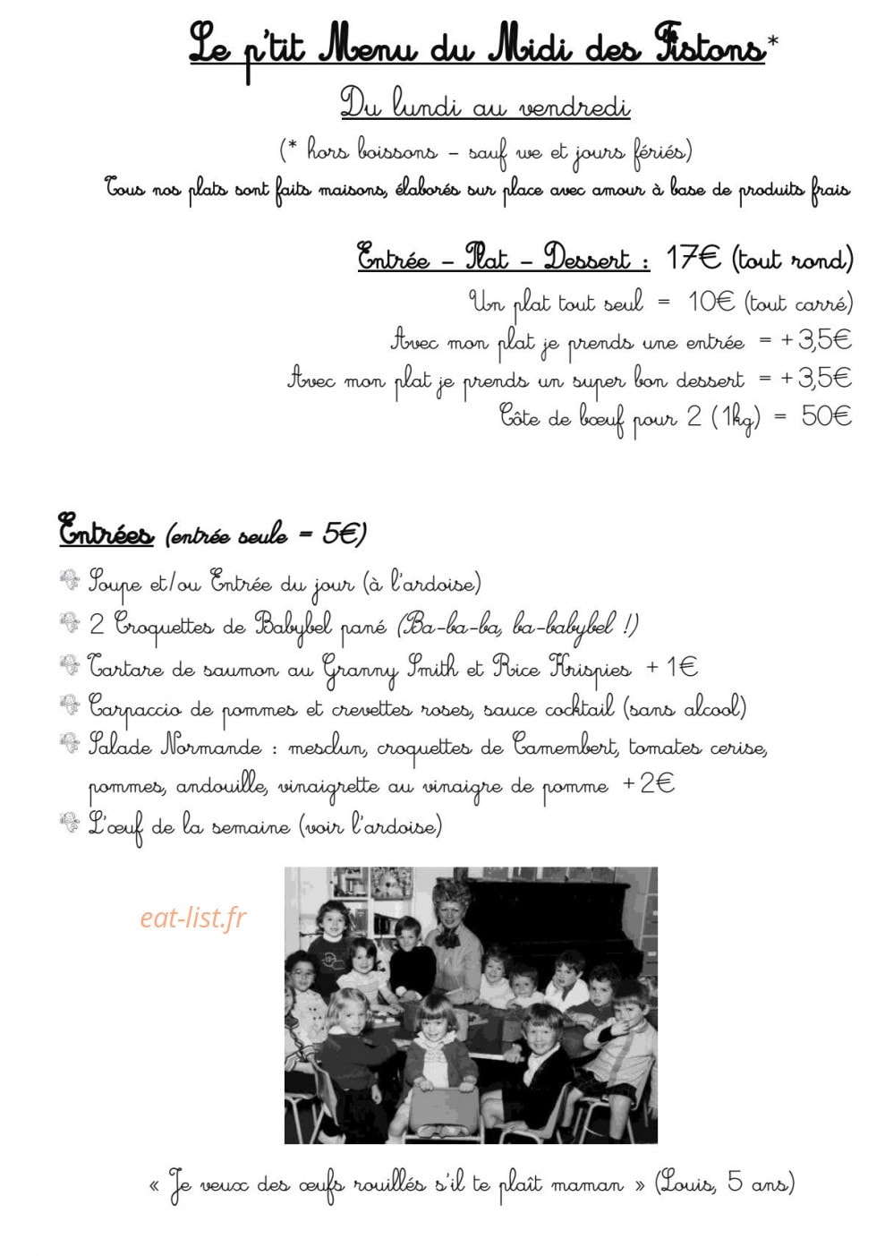 Les Fils à Maman — carte page 4