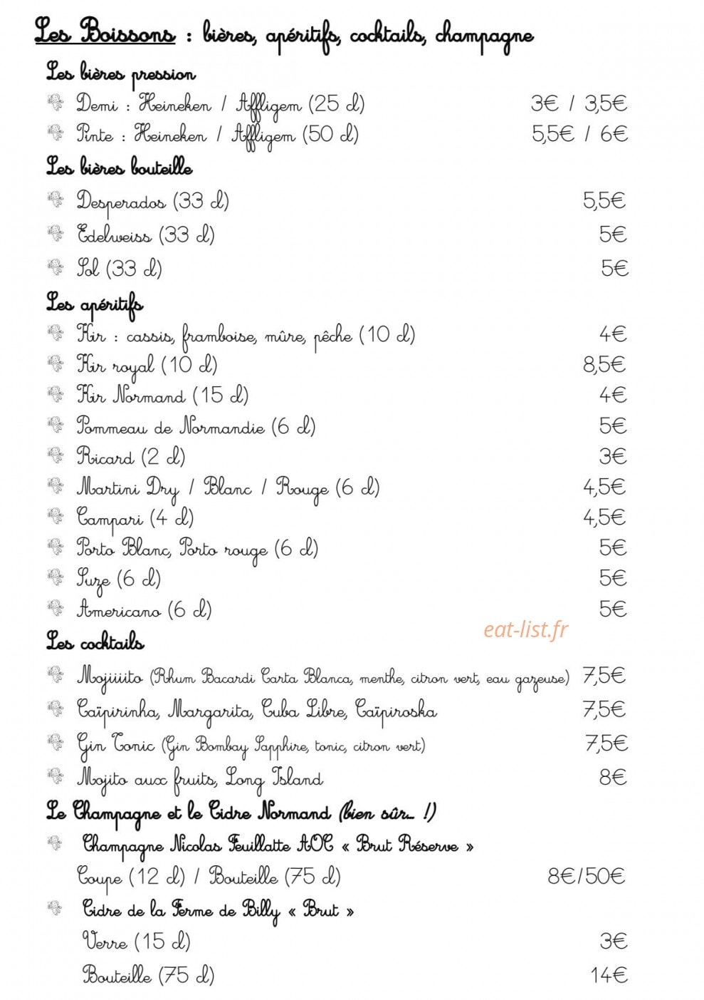 Les Fils à Maman — carte page 13