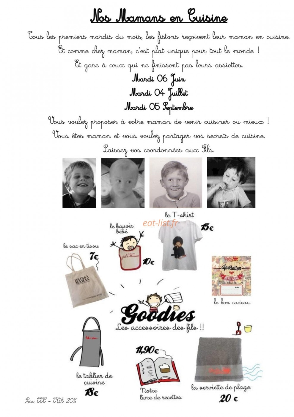 Les Fils à Maman — carte page 3