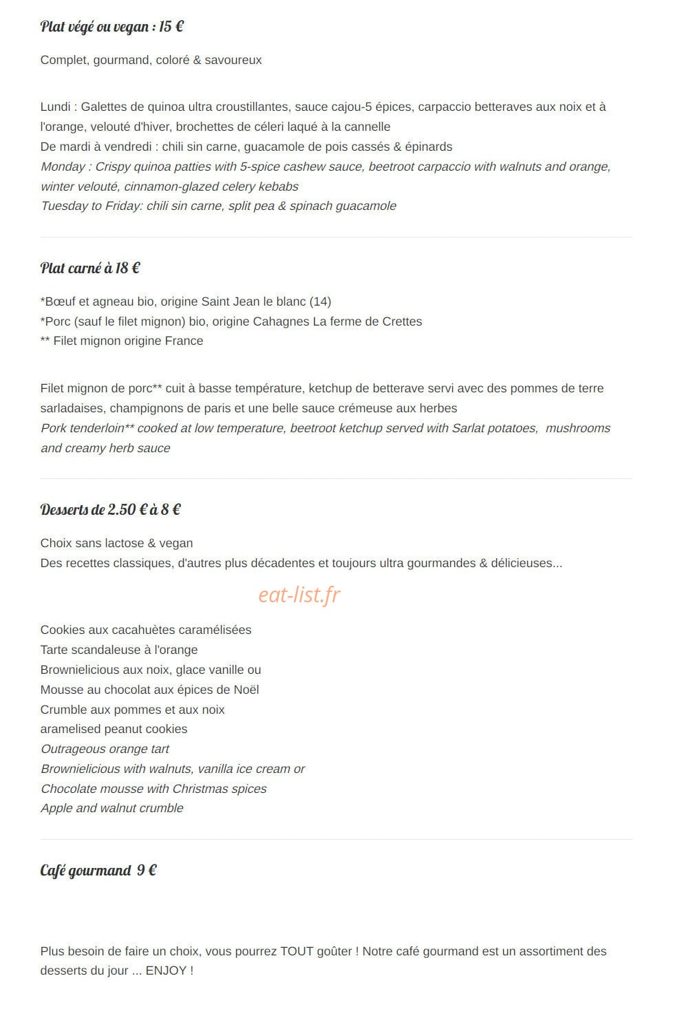 Les Gens Heureux — carte page 1