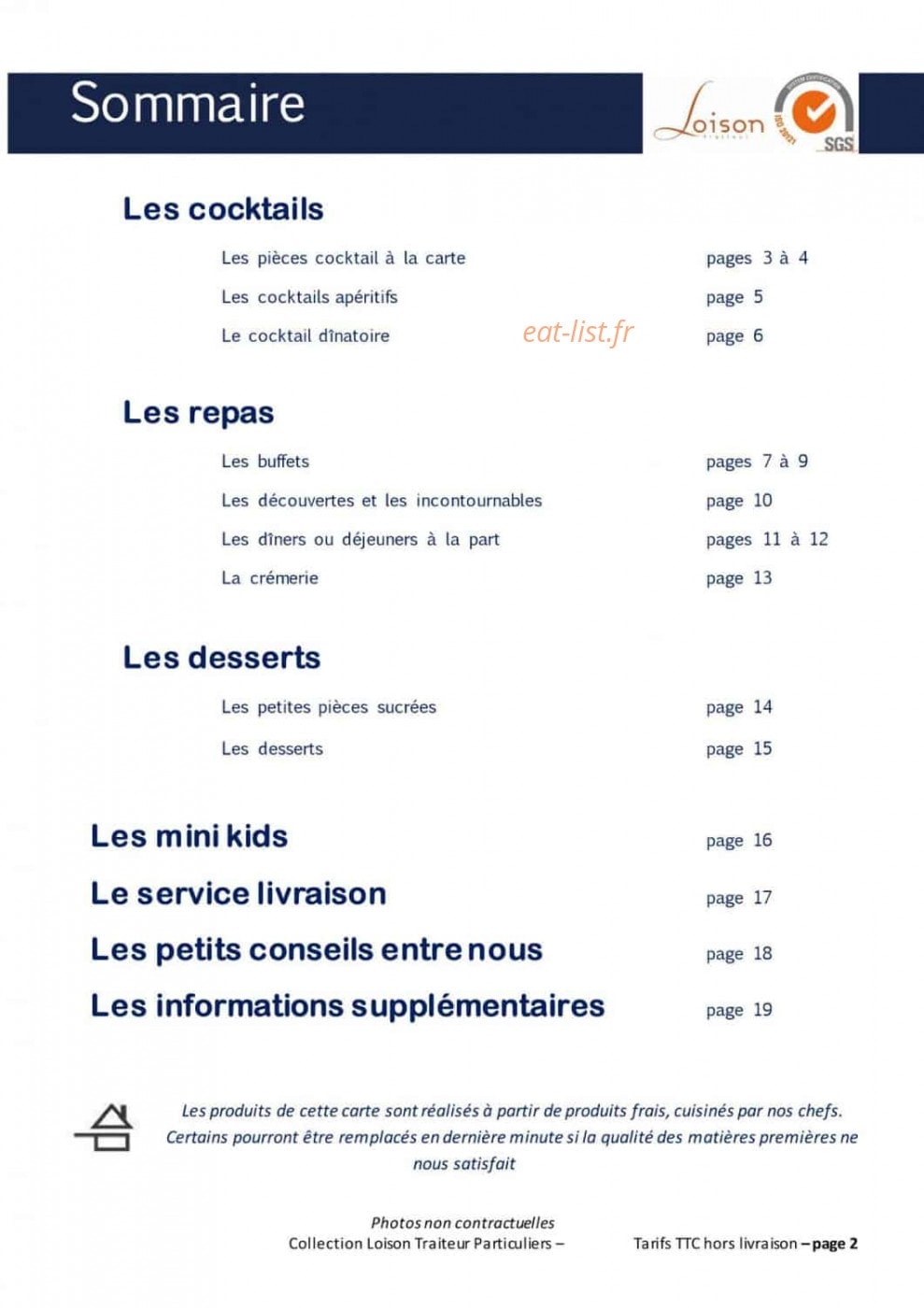 Loison — carte page 2