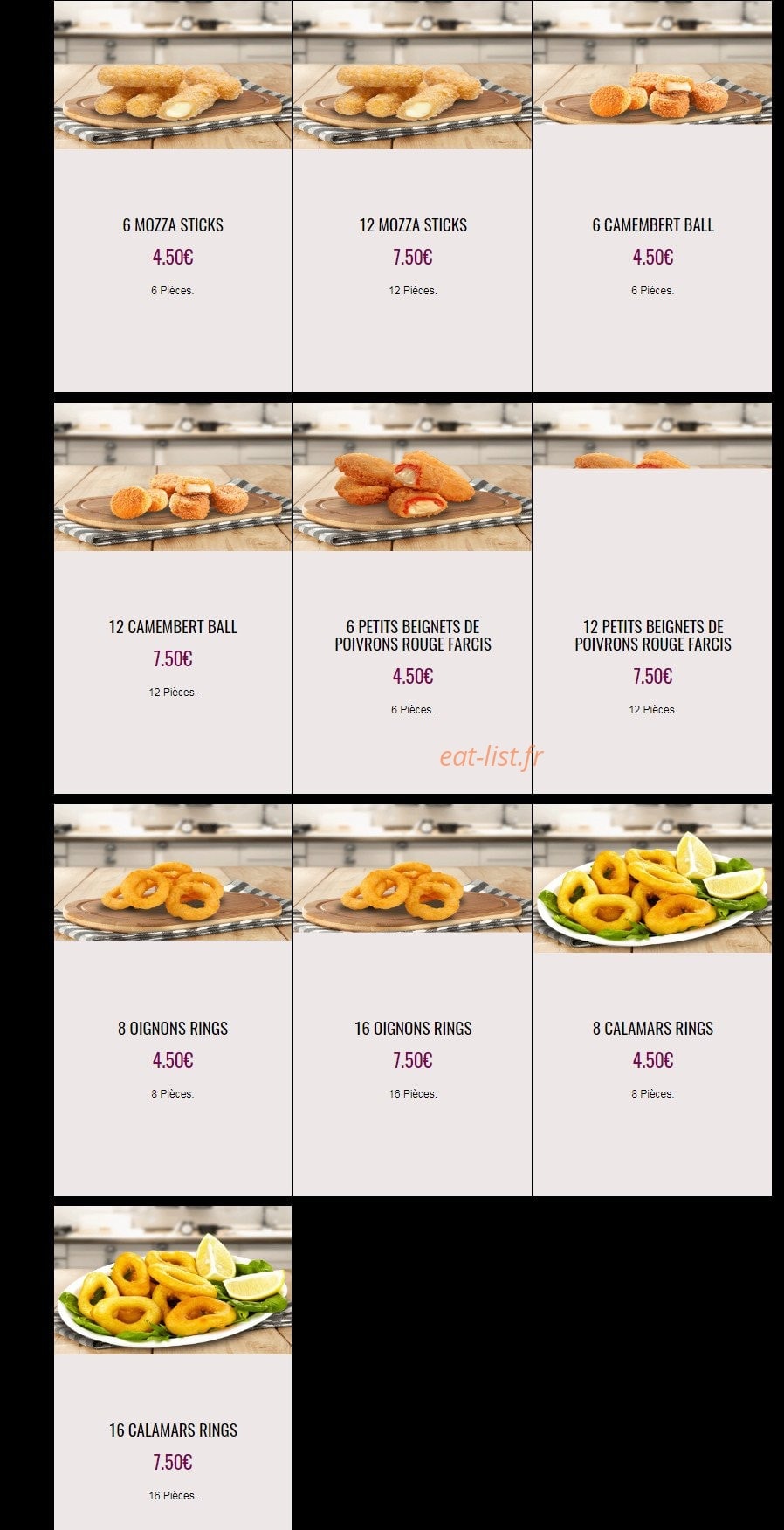 Manger la Nuit — carte page 8