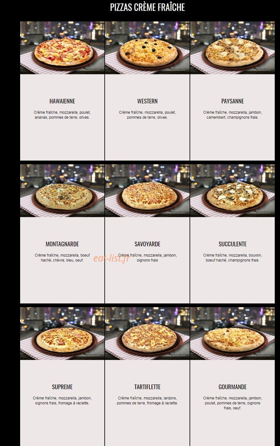 Manger la Nuit — carte page 4