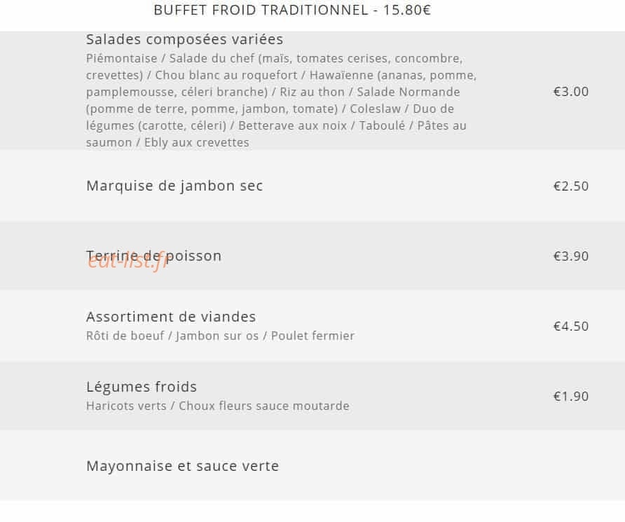 Md traiteur — carte page 10