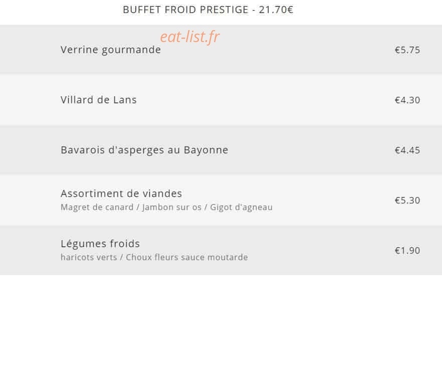 Md traiteur — carte page 11