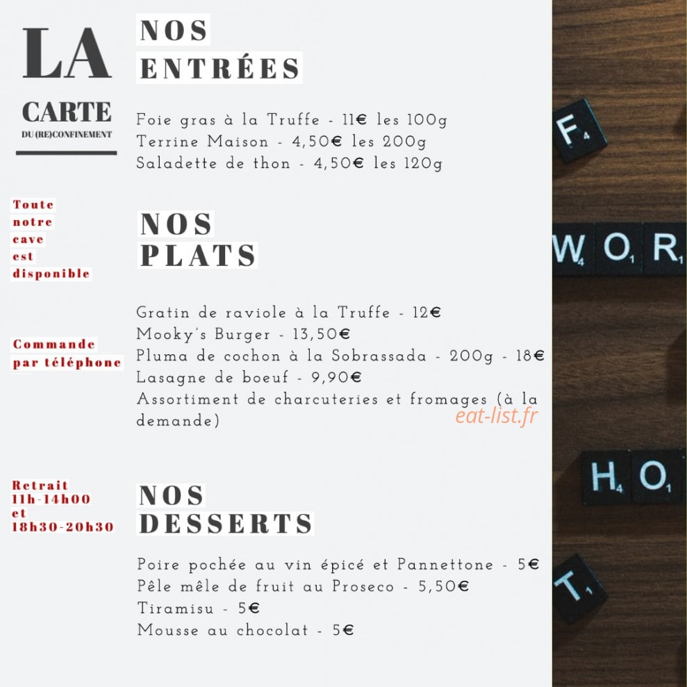 Mooky's — carte page 2