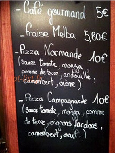 Pizza Rustica — carte page 3