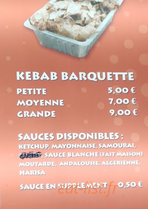Royal Kebab — carte page 1