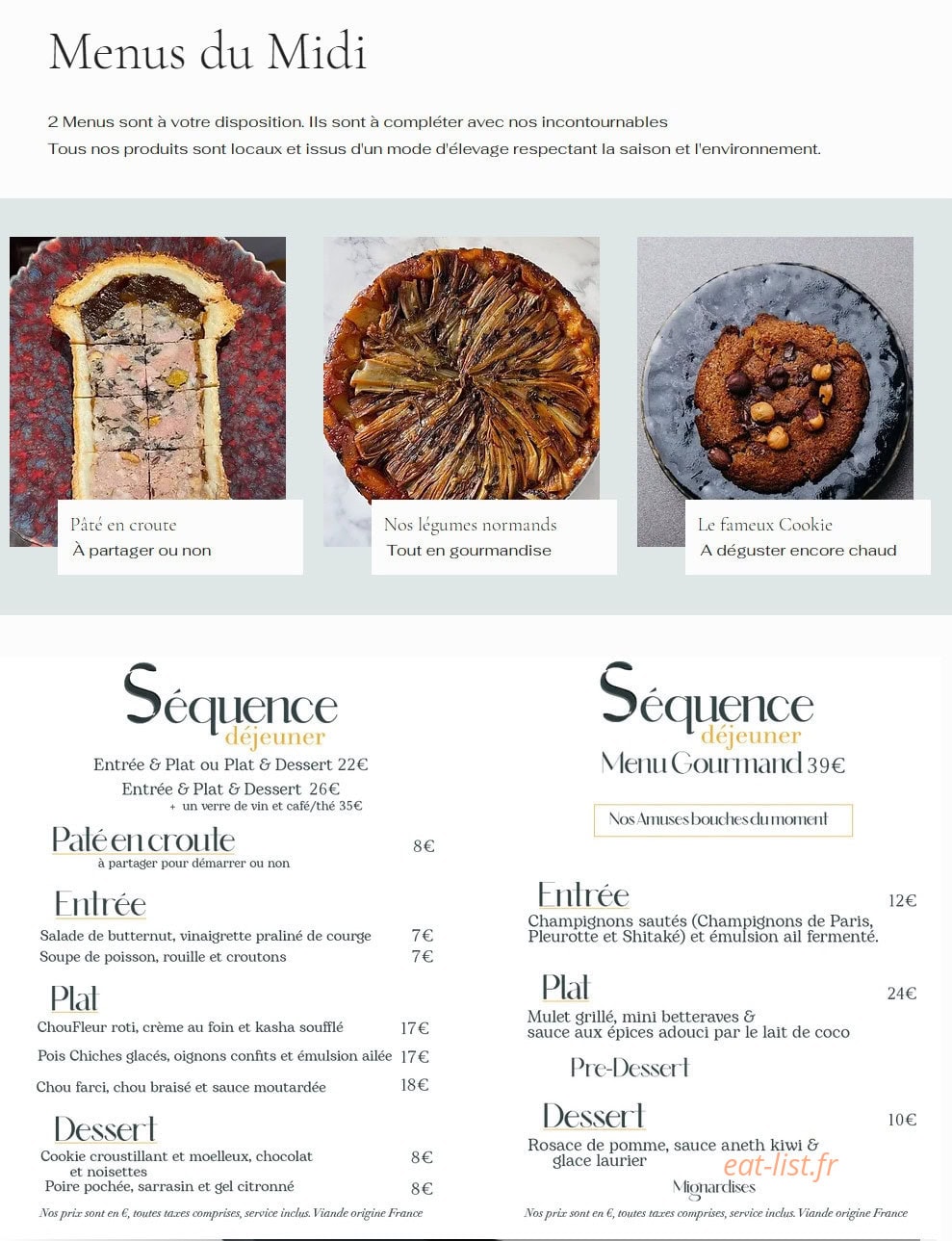 Sequence — carte page 1