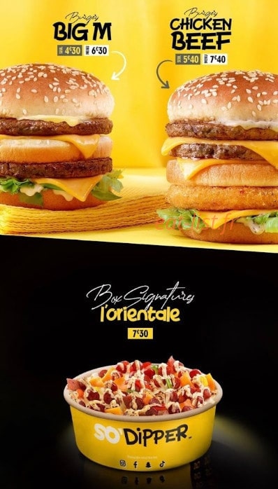 So'food — carte page 2