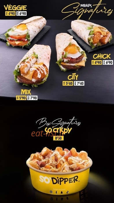 So'food — carte page 3
