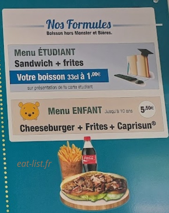 Soph'Food — carte page 3