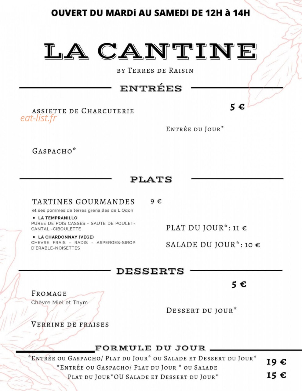 Terres de raisin — carte page 1