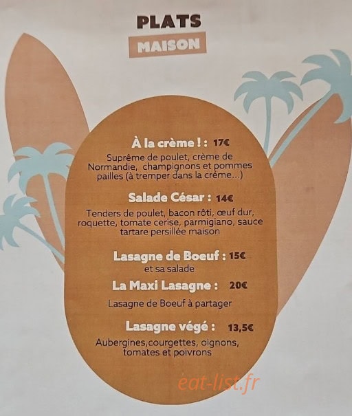 The People Bar — carte page 3