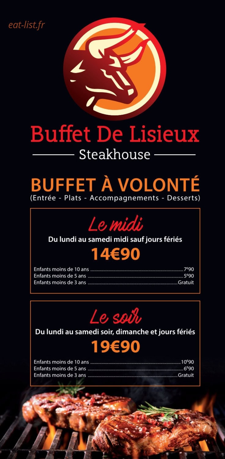 Buffet de Lisieux — carte page 2