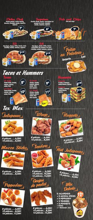 Casa Pizza — carte page 4
