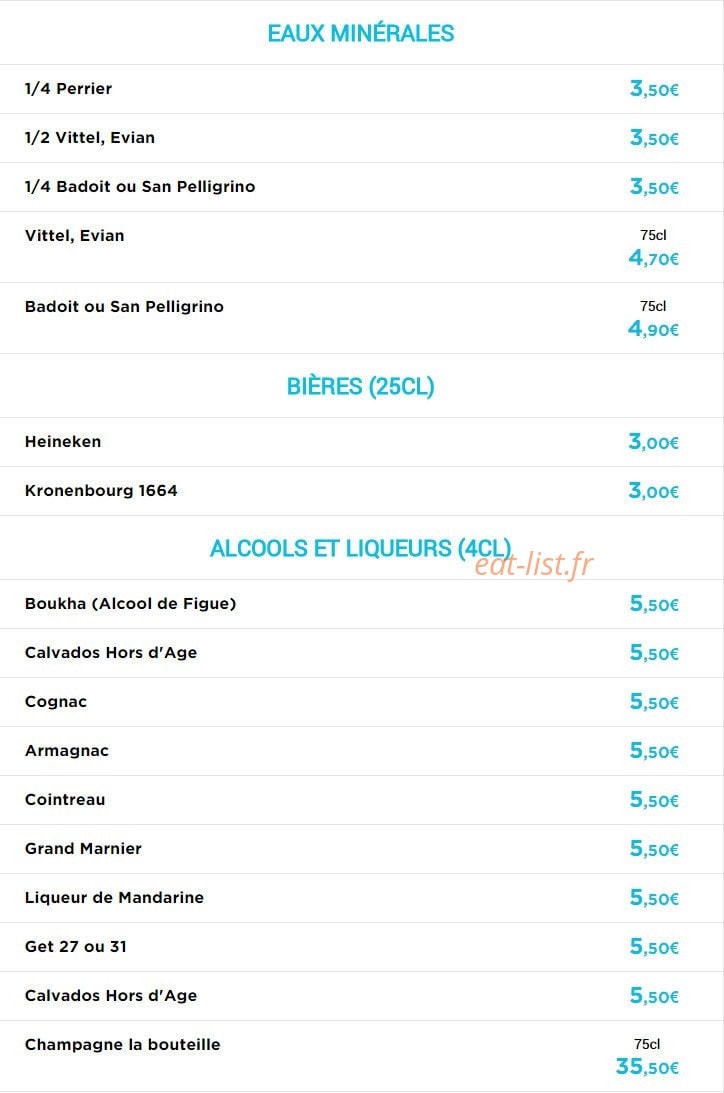 La Couscousserie — carte page 6