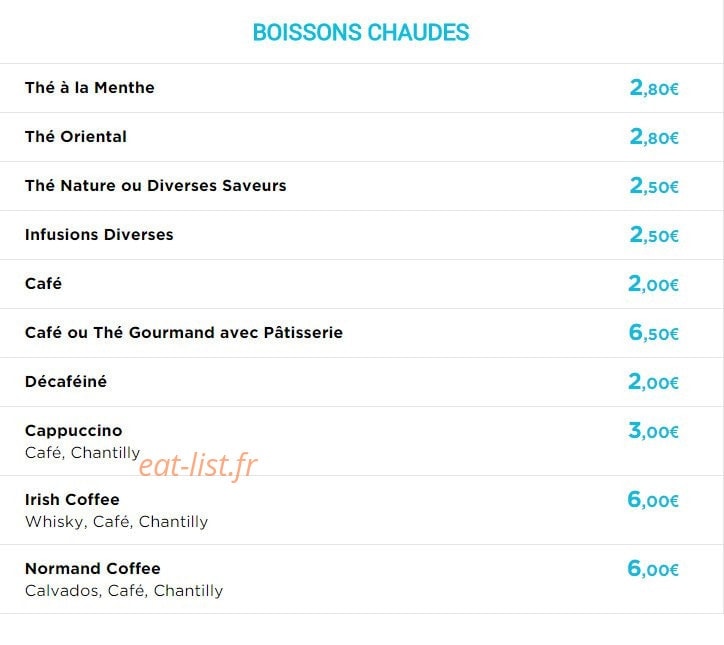 La Couscousserie — carte page 7