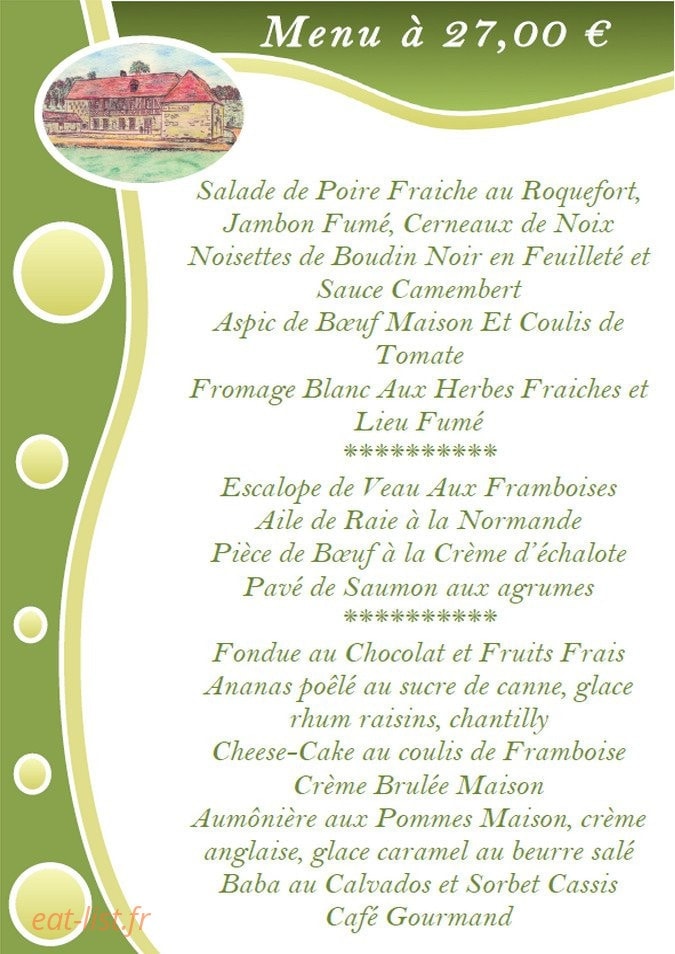 La Ferme Du Roy — carte page 1