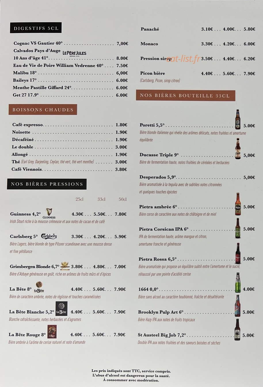 La Maison — carte page 5