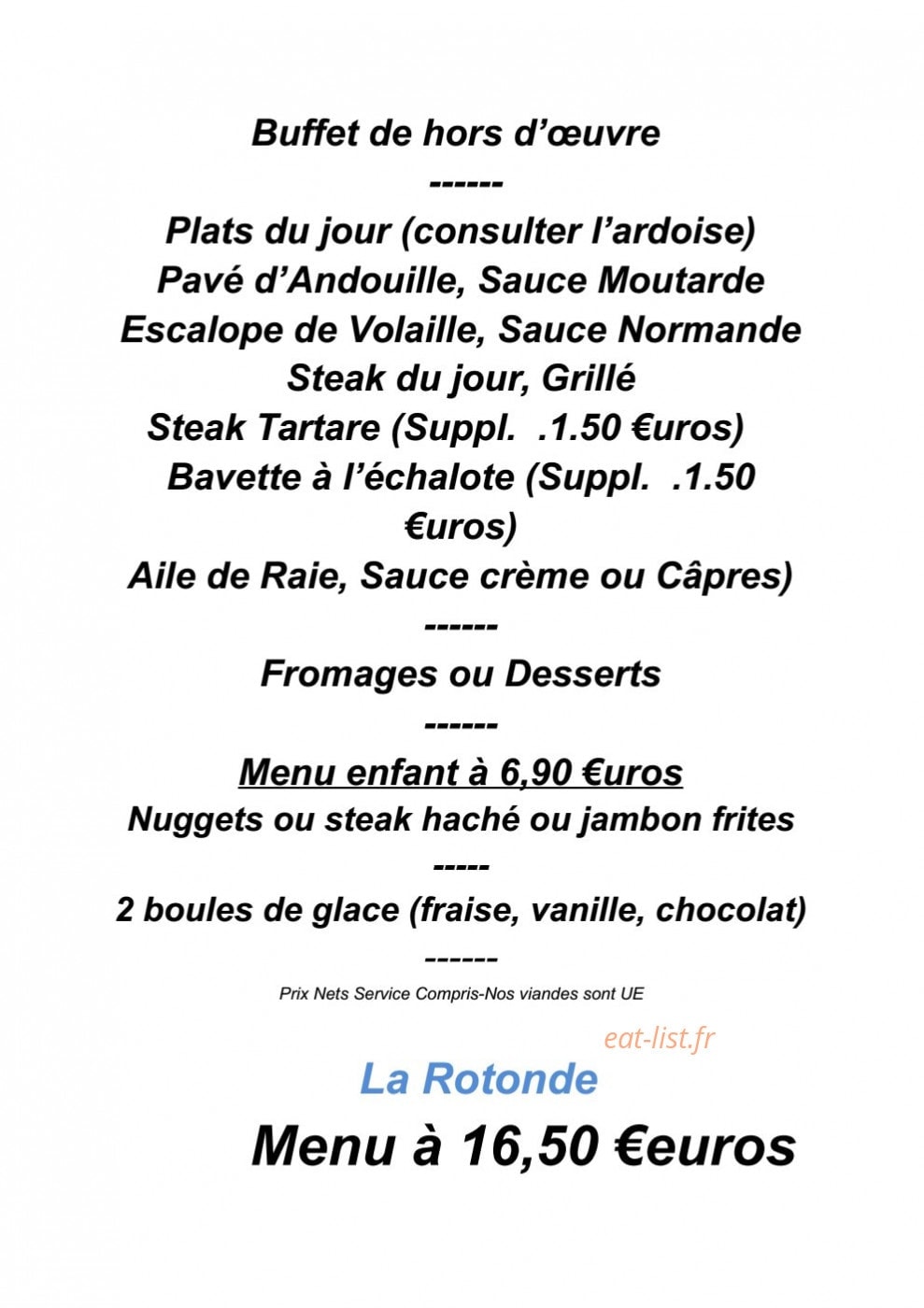 La Rotonde — carte page 2