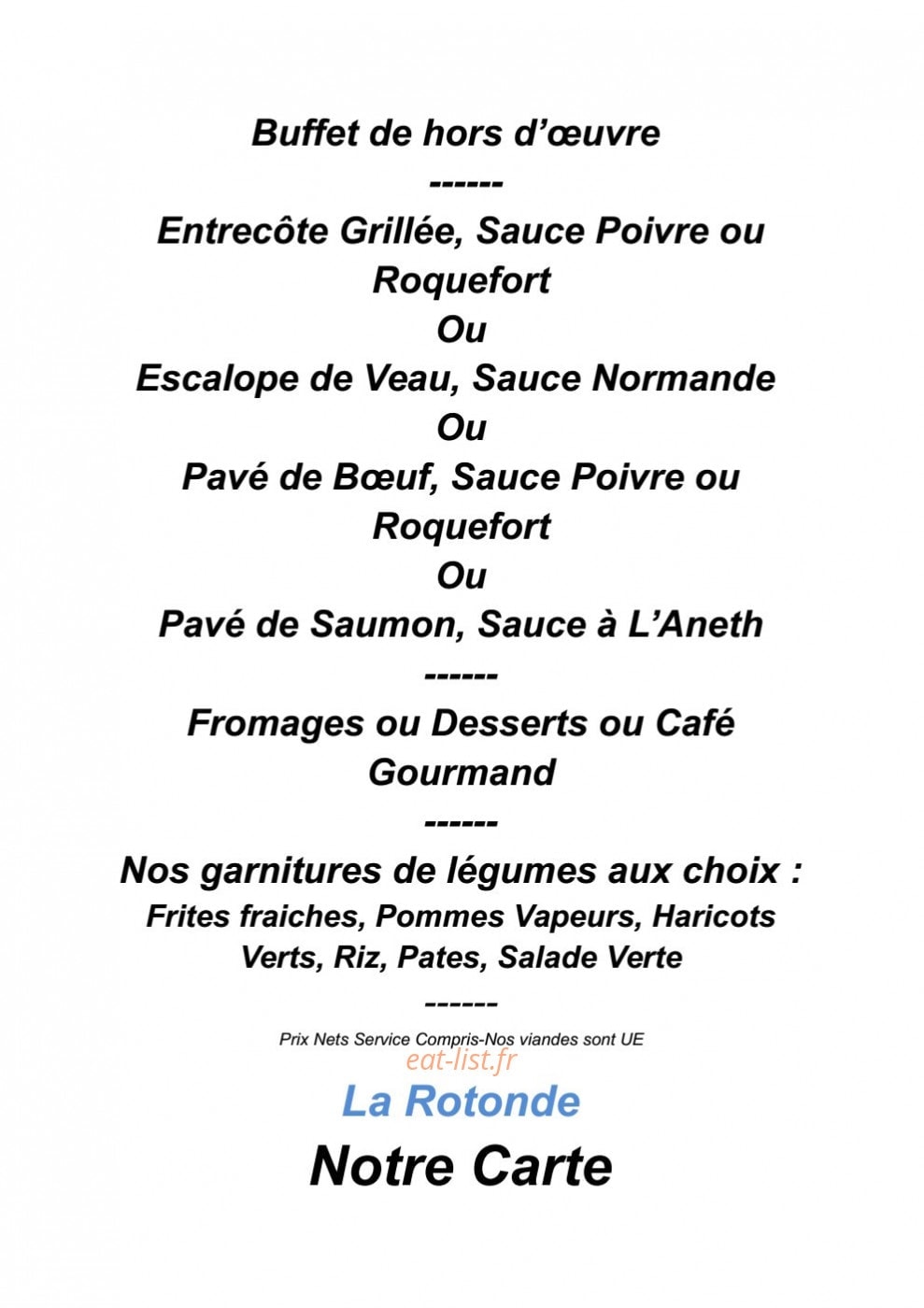 La Rotonde — carte page 3