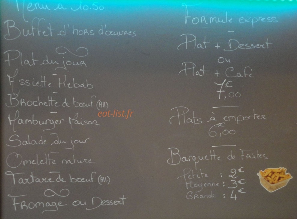 Le rustic — carte page 1