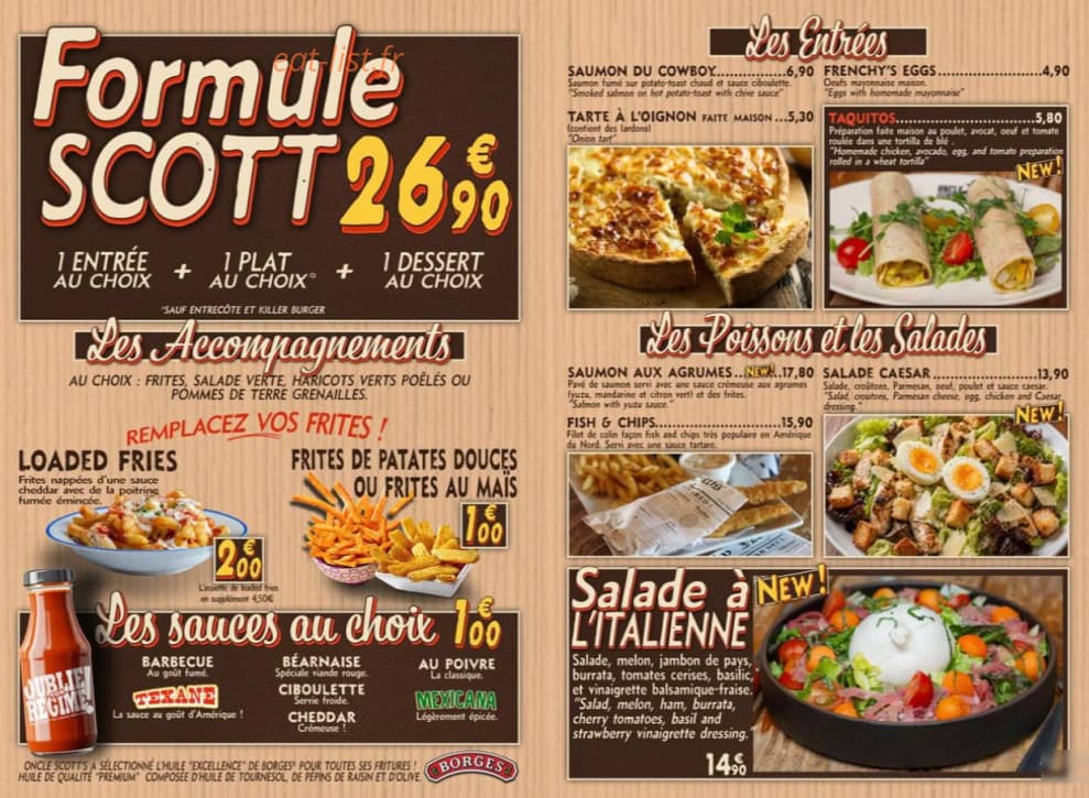 Oncle Scott's — carte page 6