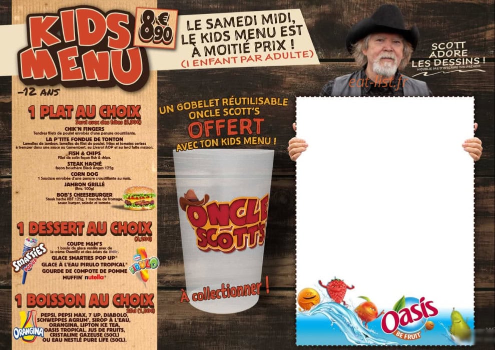 Oncle Scott's — carte page 2