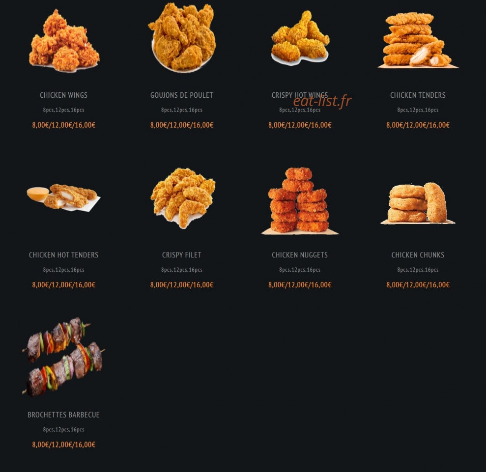 So' Tacos — carte page 4