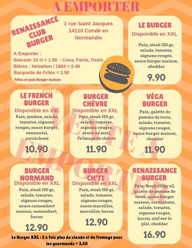 La Renaissance — carte page 1