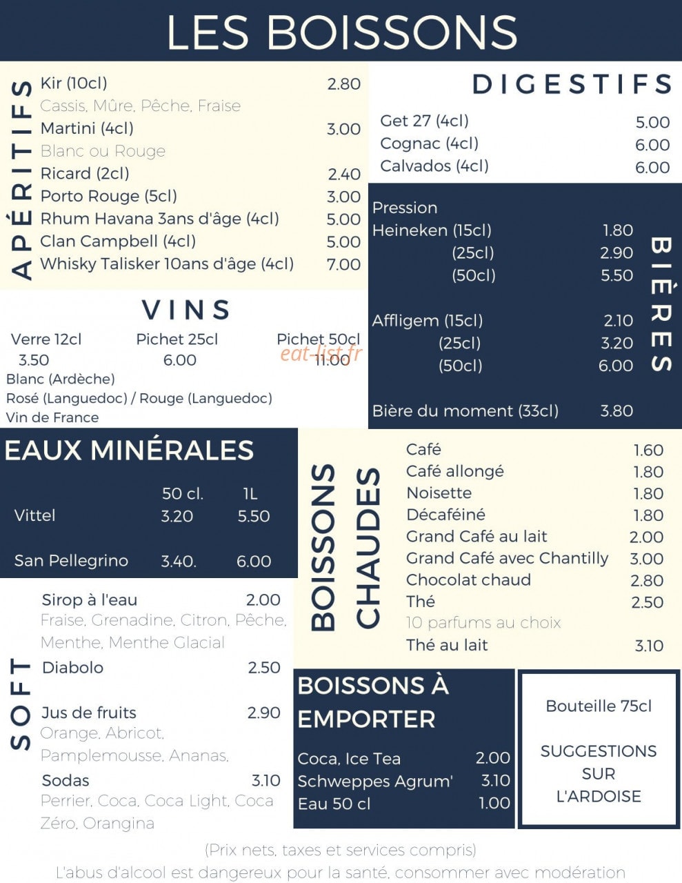 Le P'Tee Brunch — carte page 4