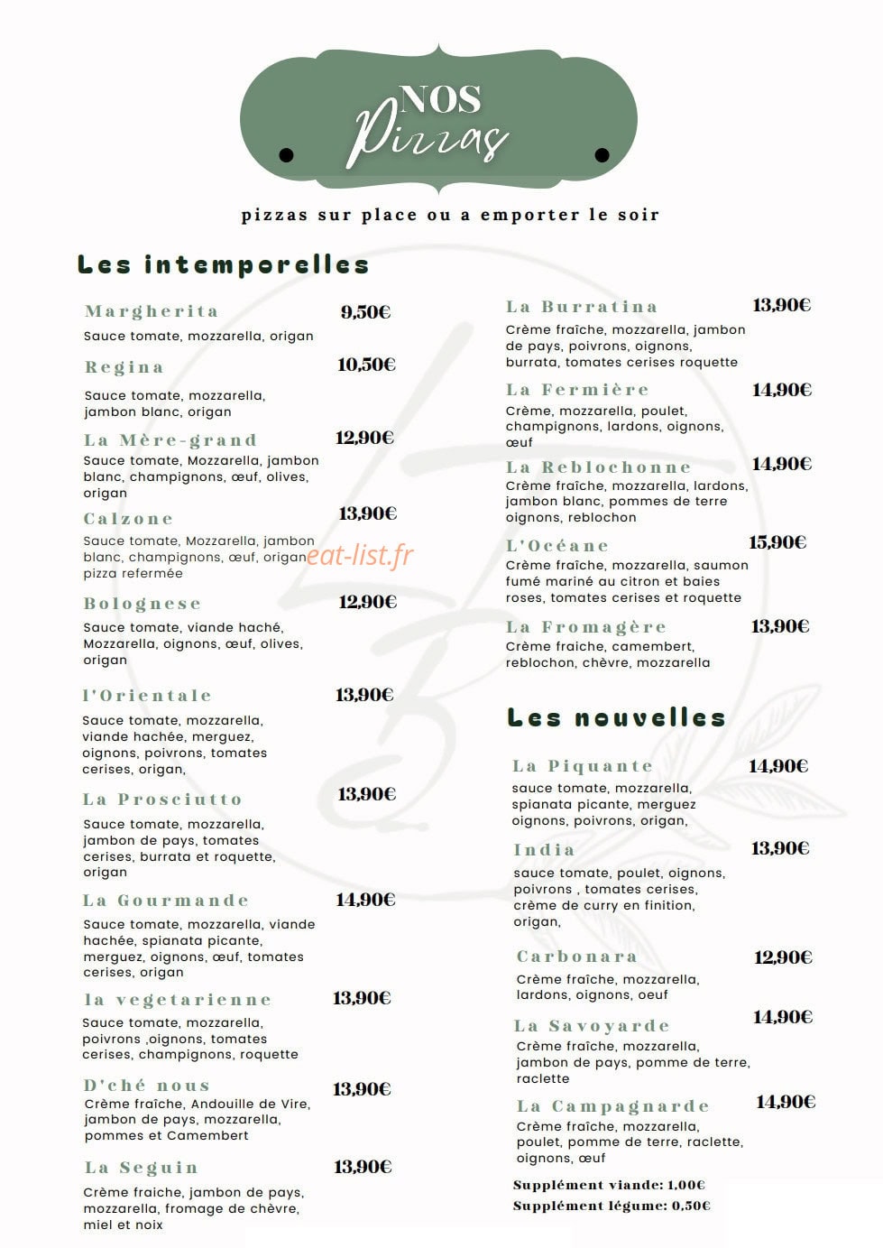 La table de Boïa — carte page 1