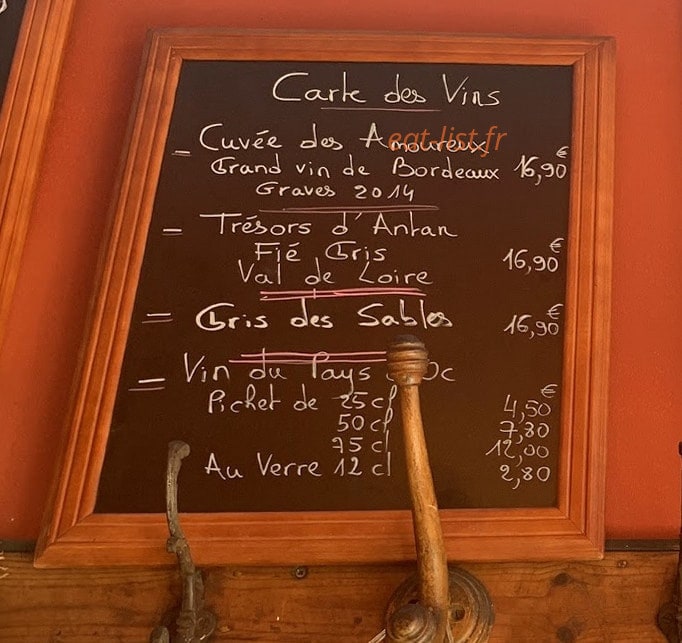 Crêperie du Coin — carte page 5