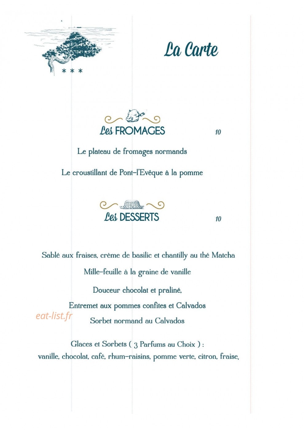 Le Bellevue — carte page 5