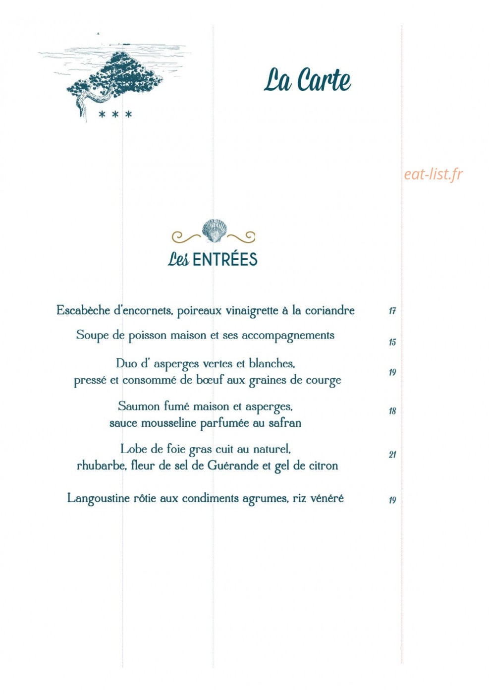 Le Bellevue — carte page 3