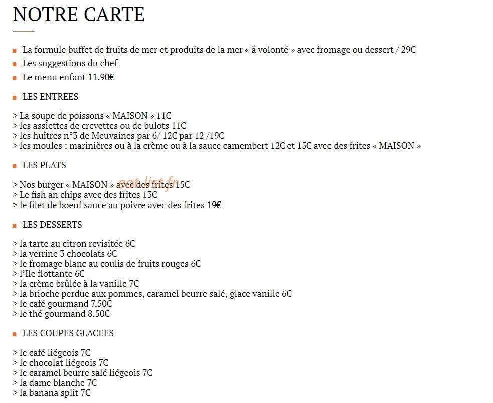 La Maison du 6 — carte page 1