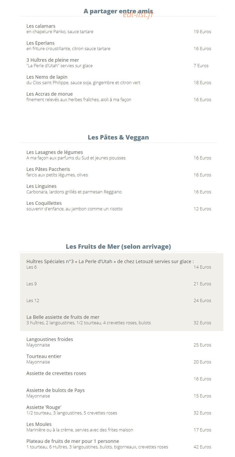 La Marine Arromanches — carte page 1