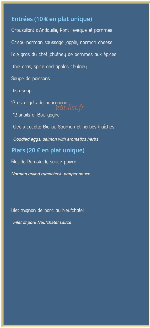 Les p'tites assiettes — carte page 2