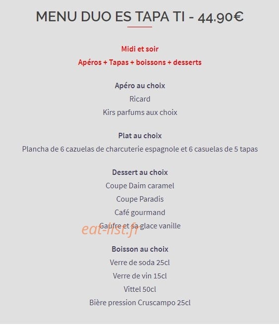 Bodega Es Tapa Ti — carte page 19