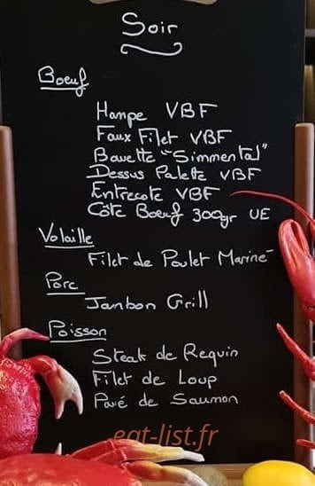 Buffet city — carte page 3