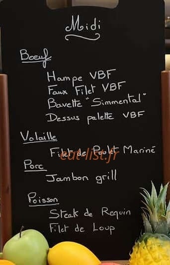 Buffet city — carte page 2