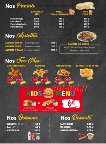 Class'food — carte page 2