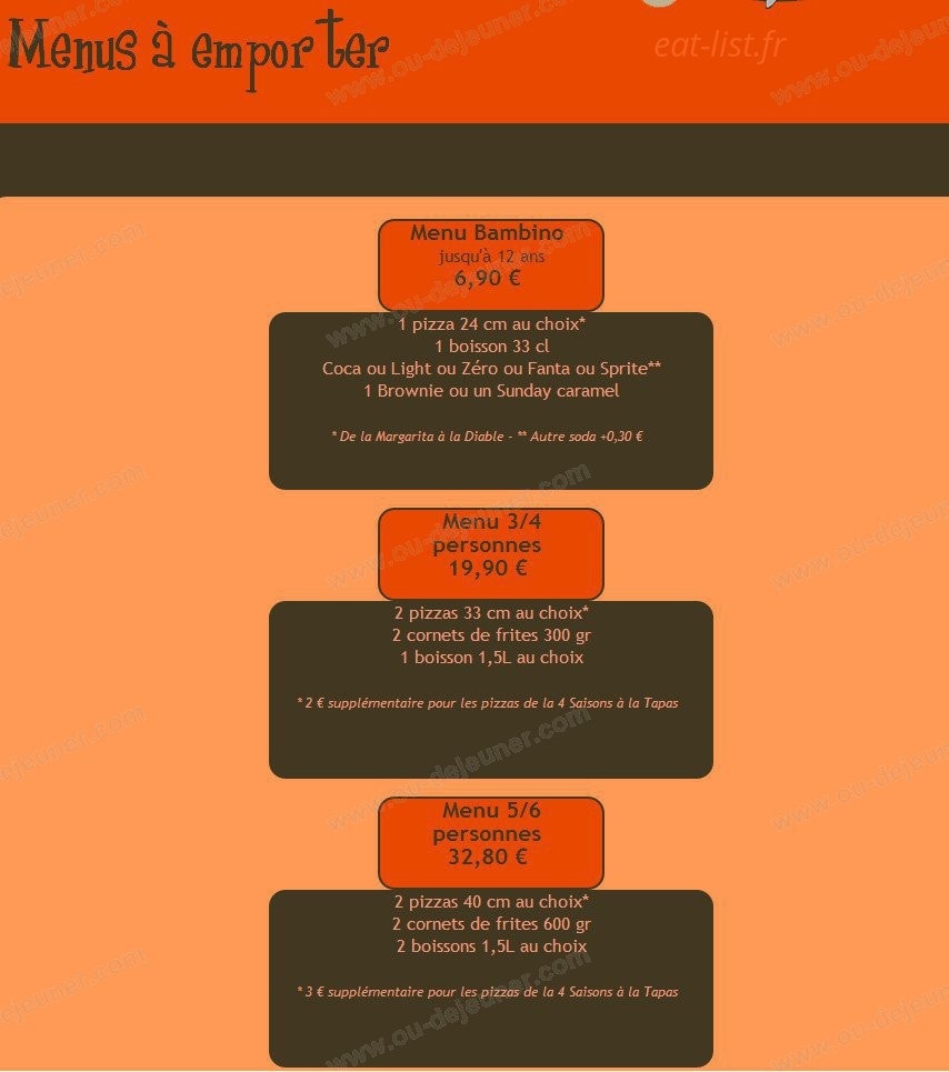 El cocorucho — carte page 6