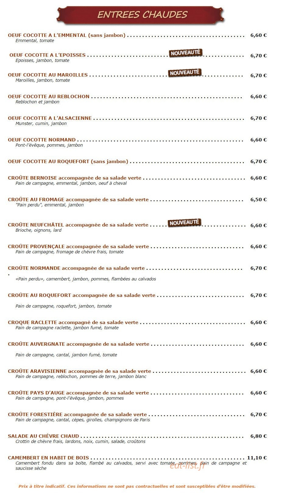 Maitre Corbeau — carte page 3