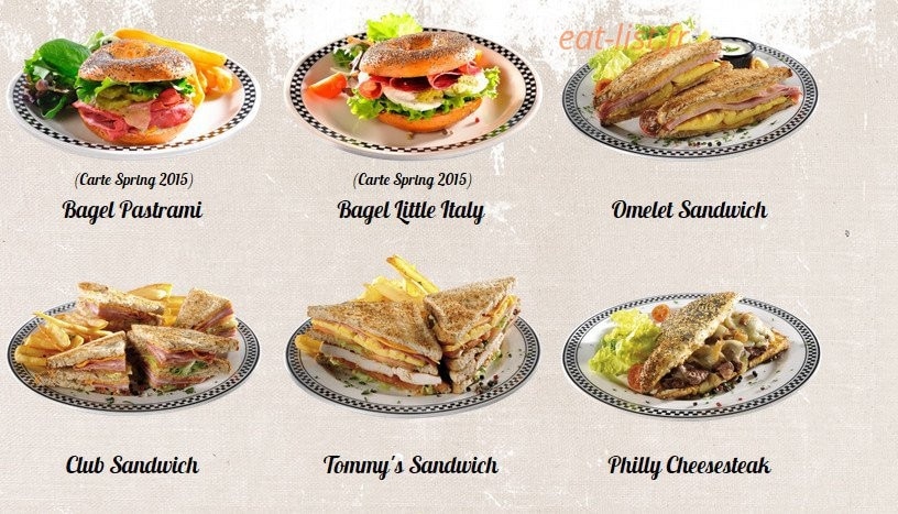 Tommy's Diner Café — carte page 5