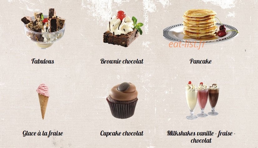 Tommy's Diner Café — carte page 13