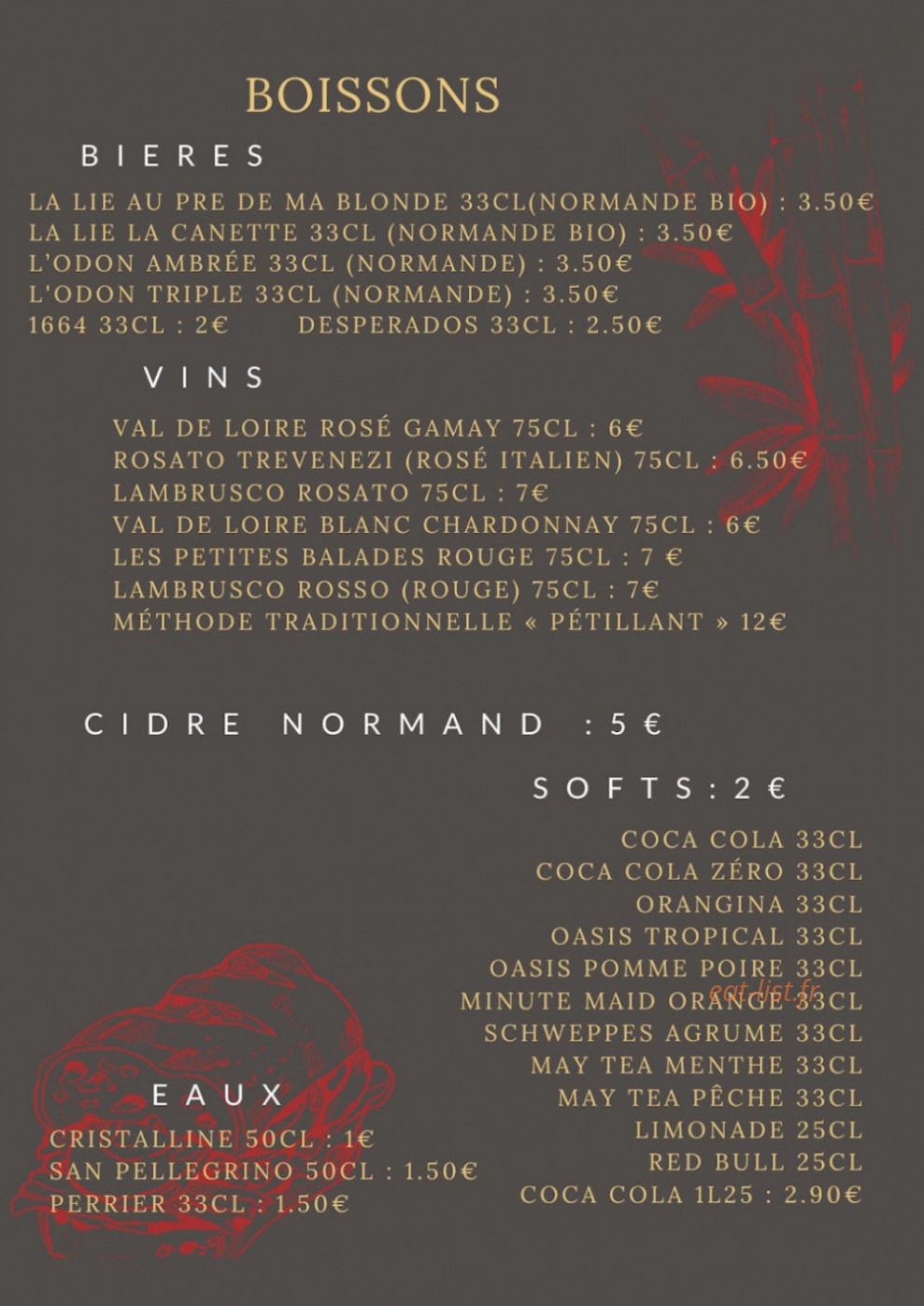 Le Royal pizza — carte page 5